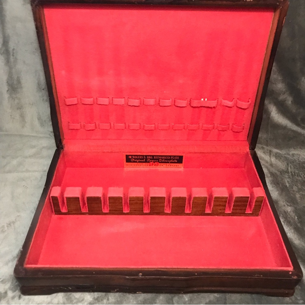 Vintage Rogers & Bro. Reinforced Plate Original Rogers Silver Ware Box (only Box